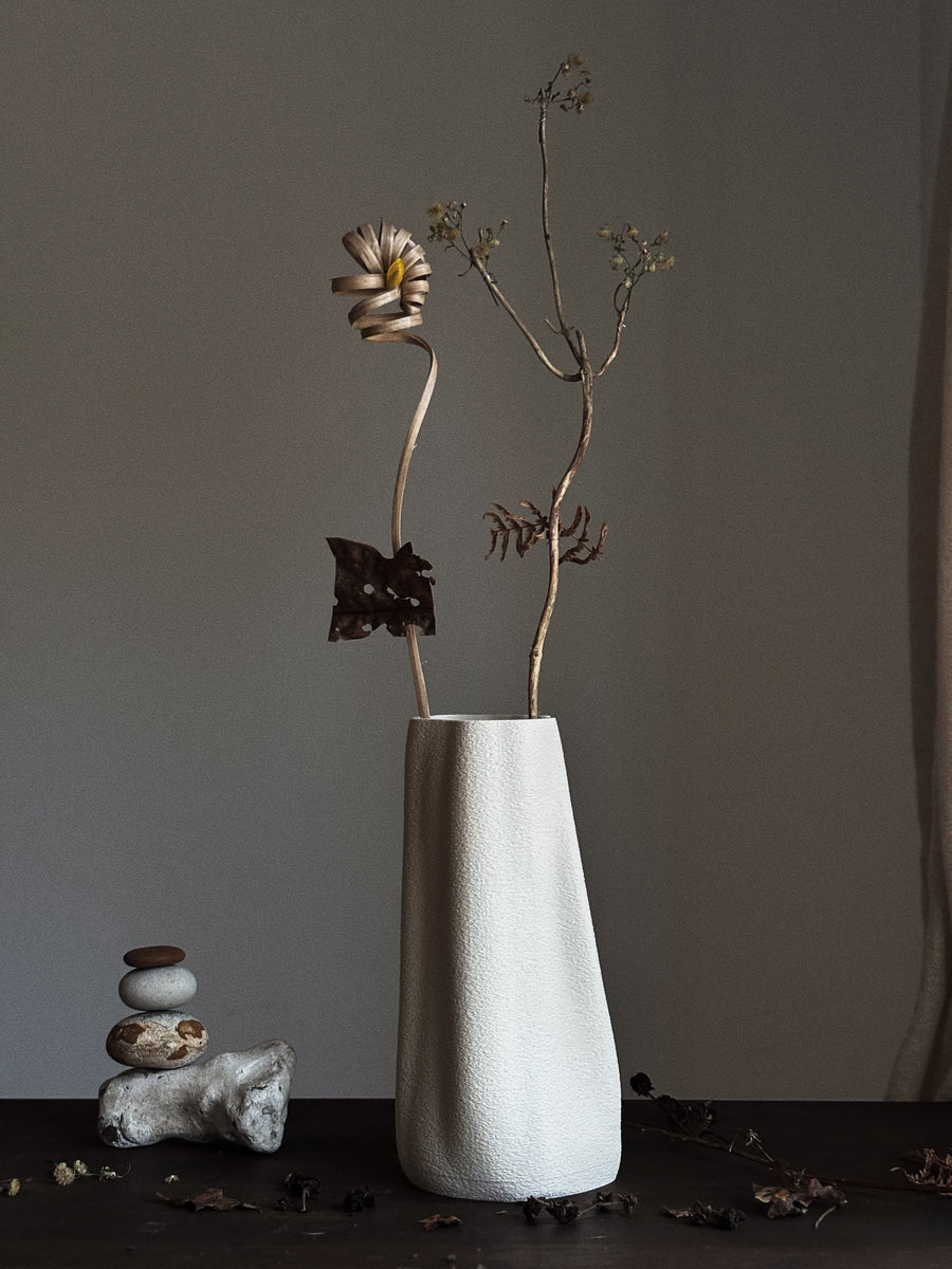 Amanitas Garden | Tall Vase | Sandstone