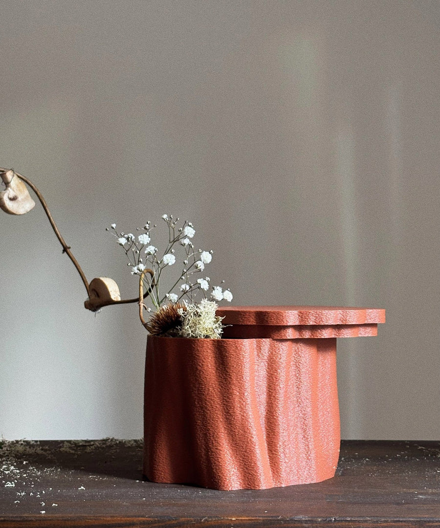 Ruut | Storage Pot 01 | Burnt Ochre