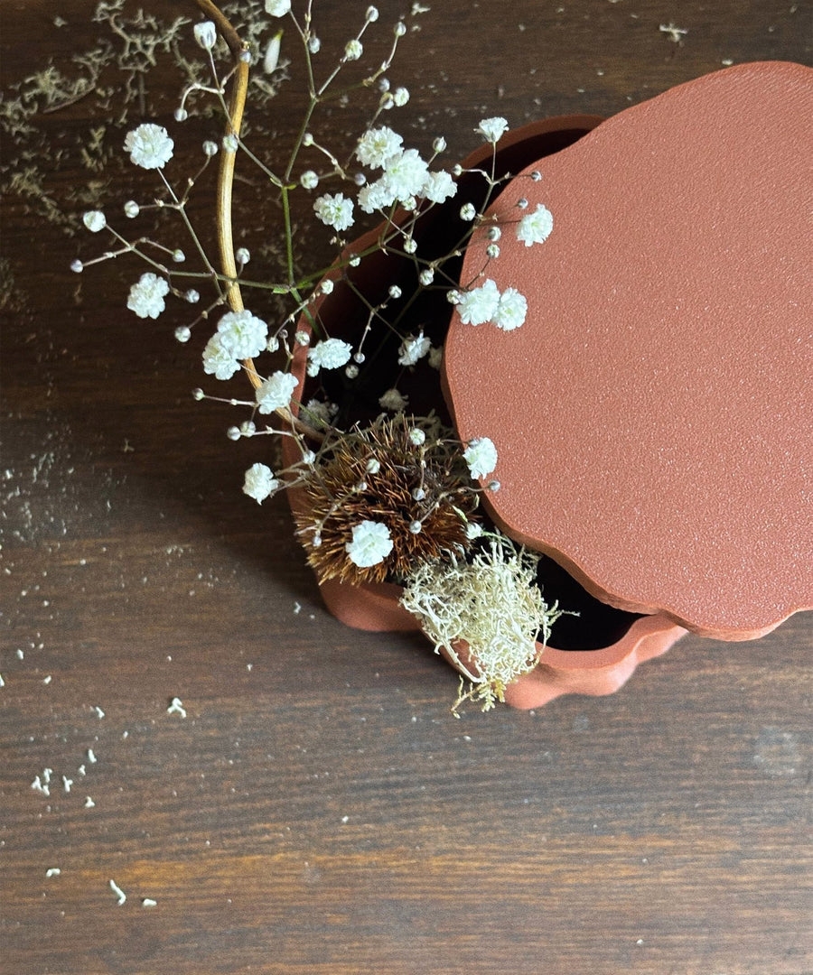 Ruut | Storage Pot 01 | Burnt Ochre