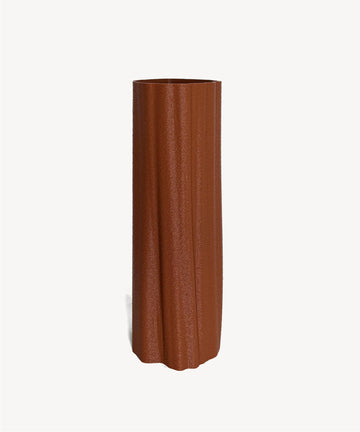 Ruut | Tall Vase | Burnt Ochre